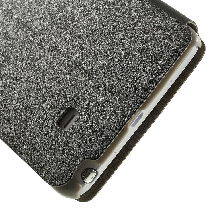 Window View Leather Case for Samsung Galaxy Note Edge SM-N915A SM-N915V - Black-9