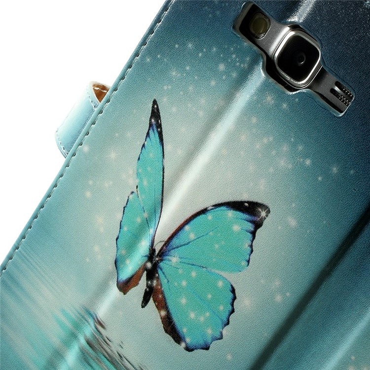 Magnetic PU Leather Wallet Cover for Samsung Galaxy Grand Prime SM-G530H - Pretty Butterfly-7