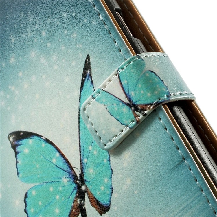 Magnetic PU Leather Wallet Cover for Samsung Galaxy Grand Prime SM-G530H - Pretty Butterfly-8
