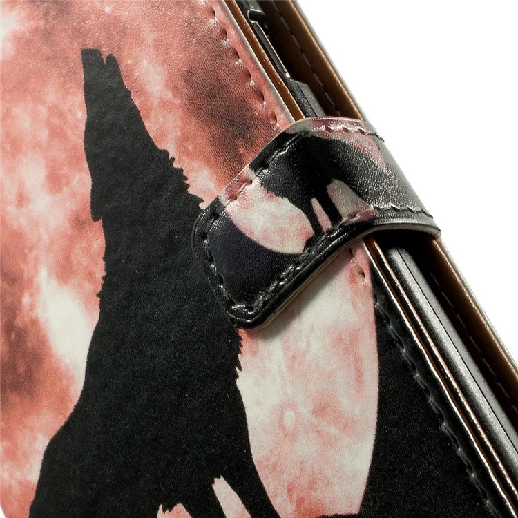 Folio Stand Leather Case Wallet for Samsung Galaxy Grand Prime SM-G530H - Howling Wolf-8