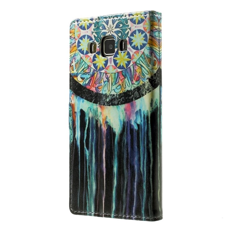 Dream Catcher Leather Wallet Case Shell for Samsung Galaxy A5 SM-A500F w/ Stand-2
