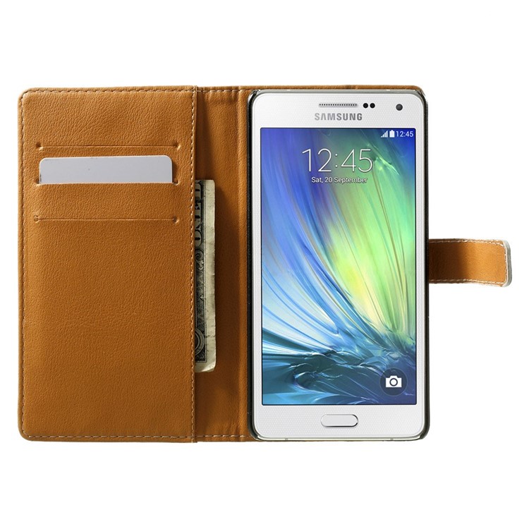 Police Public Call Box Leather Stand Case for Samsung Galaxy A5 SM-A500F-6