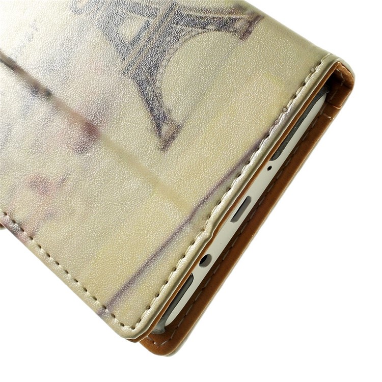 Eiffel Tower Leather Stand Cover for Samsung Galaxy A5 SM-A500F-10