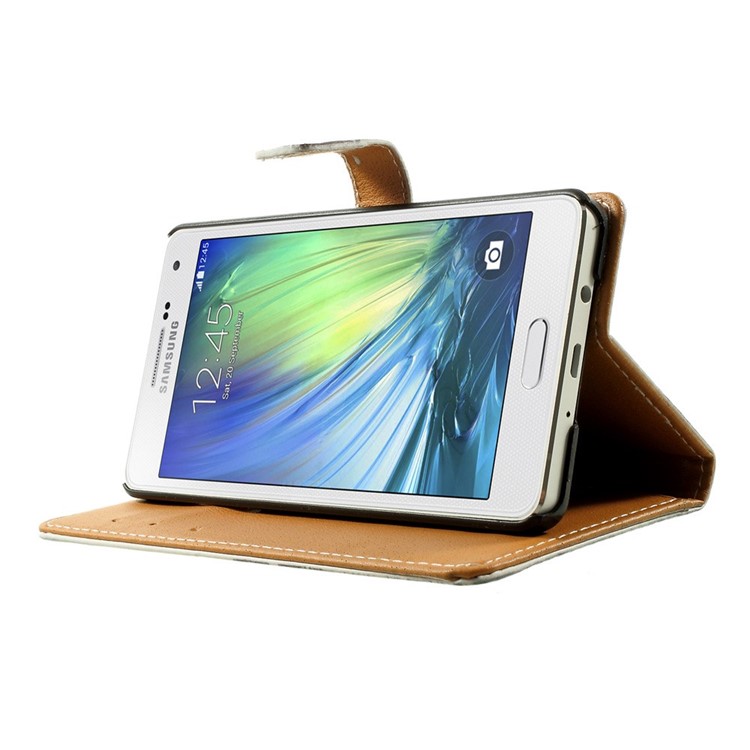Bridge & Passerby Leather Stand Shell for Samsung Galaxy A5 SM-A500F-3