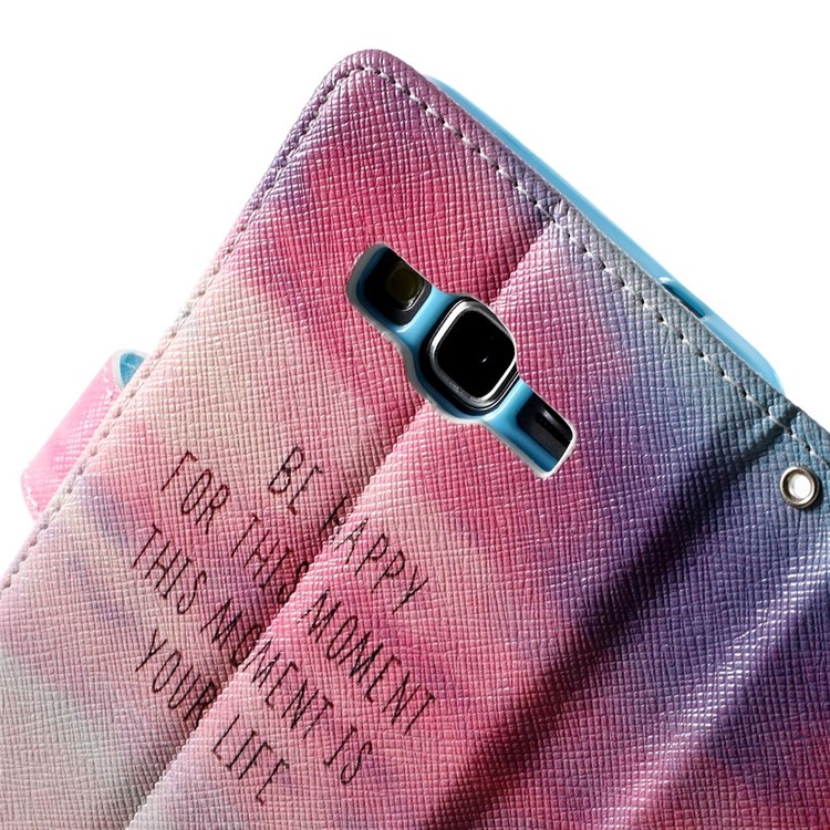 For Samsung Galaxy Grand Prime SM-G530H Leather Case - Quote & Snow Mountain-7