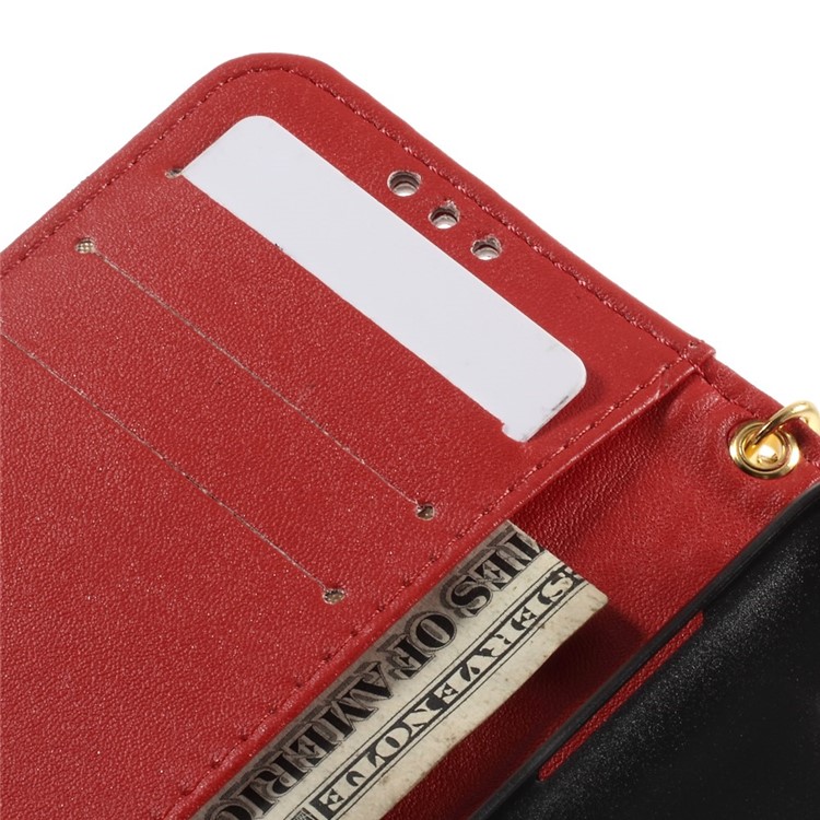 Crocodile Texture Leather Stand Case for Samsung Galaxy Core Prime G360 - Red-7