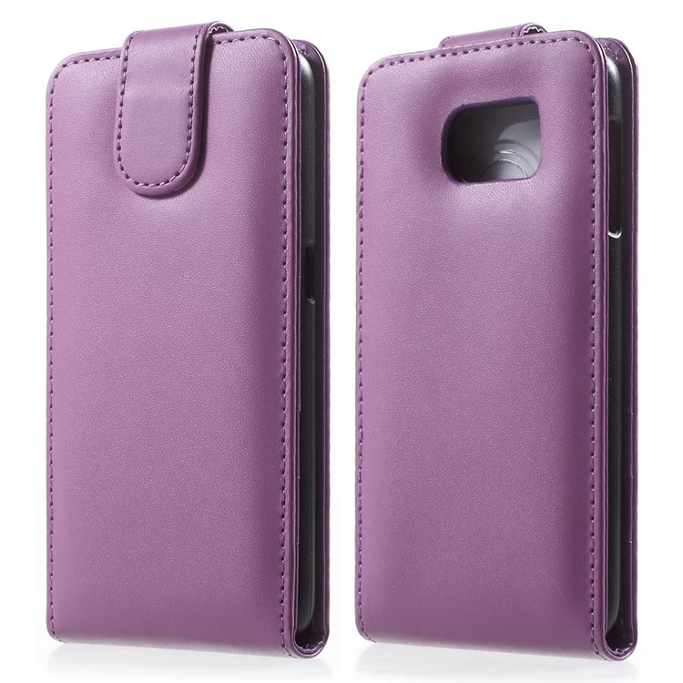 

Вертикальная Магнитная Флип-кожаная Чехол Для Samsung Galaxy S6 G920 - Пурпурный
