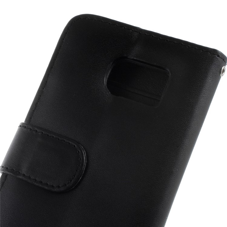 Magnetic Flip Leather Case for Samsung Galaxy S6 SM-G920 - Black-7