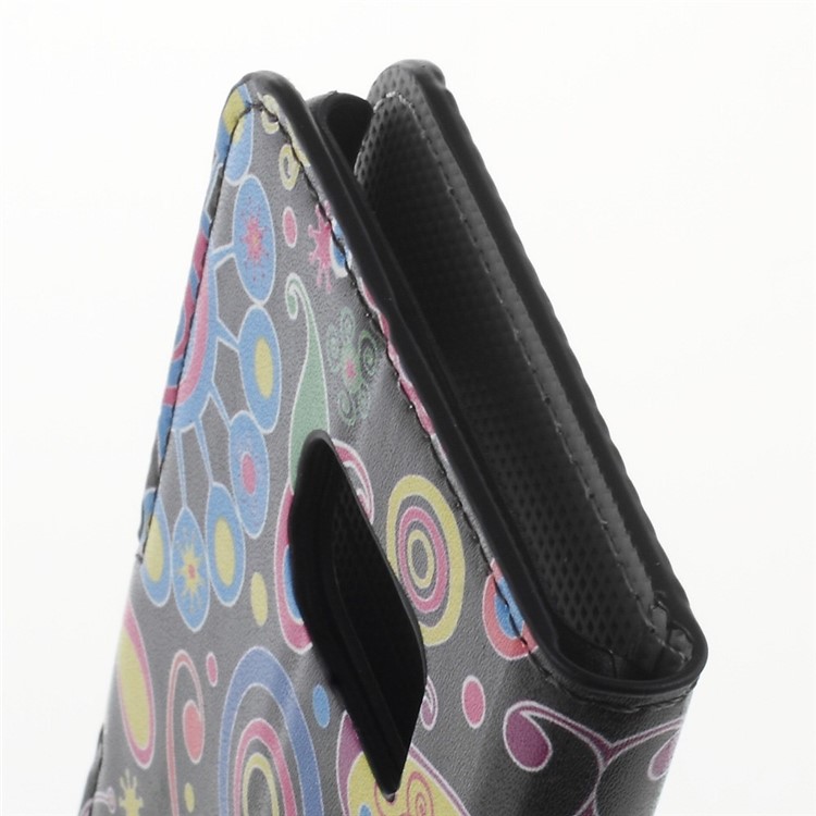 Paisley Flowers Leather Wallet Case for Samsung Galaxy S6 SM-G920 with Stand-6