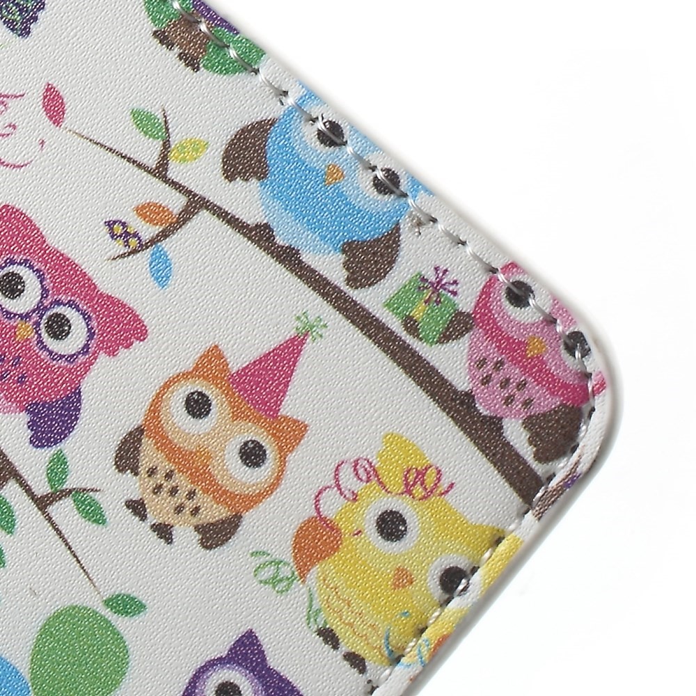 Stand Leather Wallet Cover for Samsung Galaxy S6 G920 - Multiple Owls-7