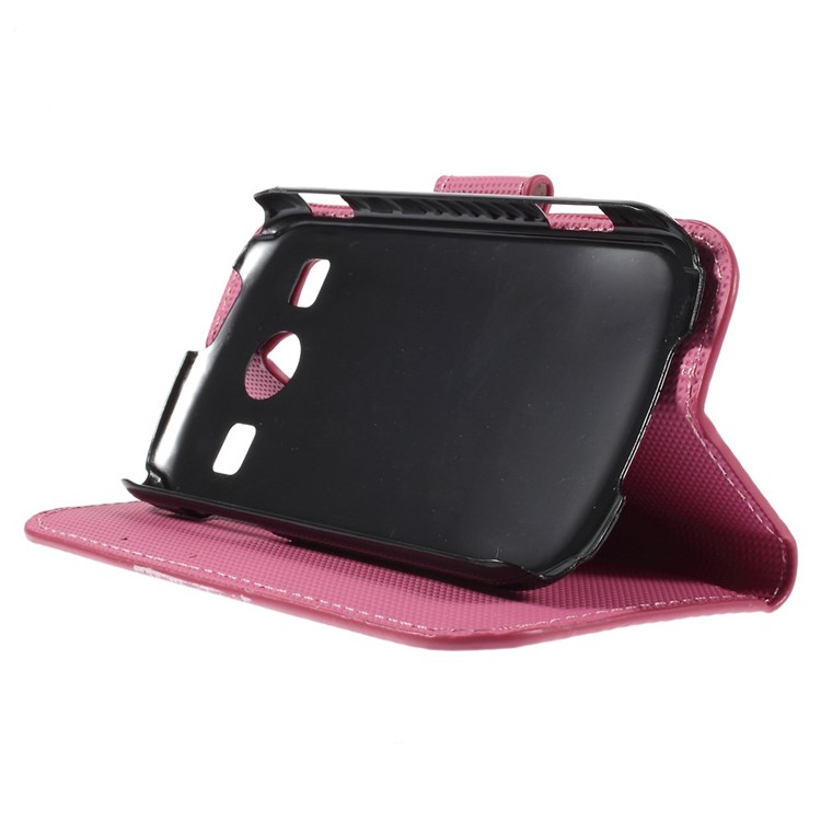 Plum Blossom PU Leather Card Holder Case for Samsung S7710 Galaxy Xcover 2-4