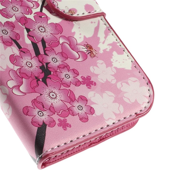 Plum Blossom PU Leather Card Holder Case for Samsung S7710 Galaxy Xcover 2-7