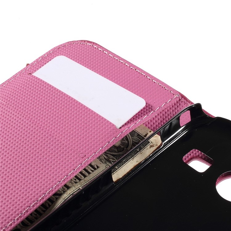 Plum Blossom PU Leather Card Holder Case for Samsung S7710 Galaxy Xcover 2-9