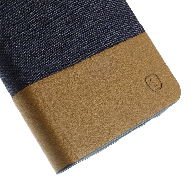 Horizontal Folio PU Leather Shell for Samsung Galaxy A3 SM-A300F - Dark Blue-7