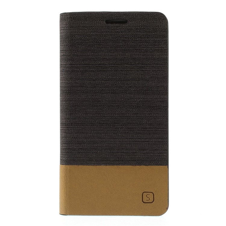 Horizontal Folio PU Leather Case for Samsung Galaxy A3 SM-A300F - Coffee-3