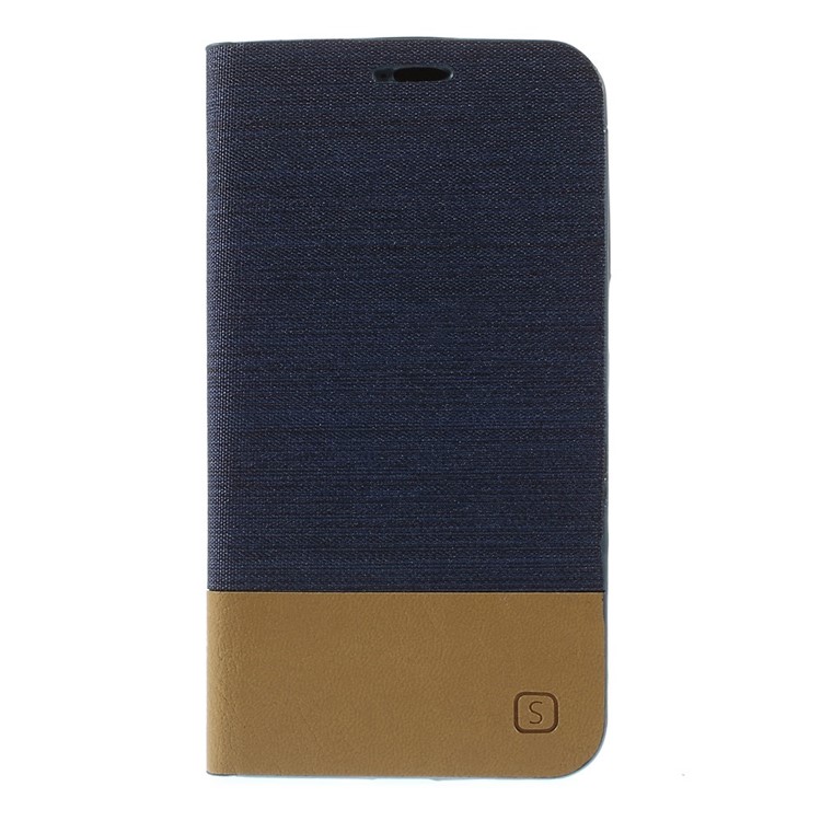 Booklet Folio PU Leather Case for Samsung Galaxy Core Prime SM-G360 - Dark Blue-3
