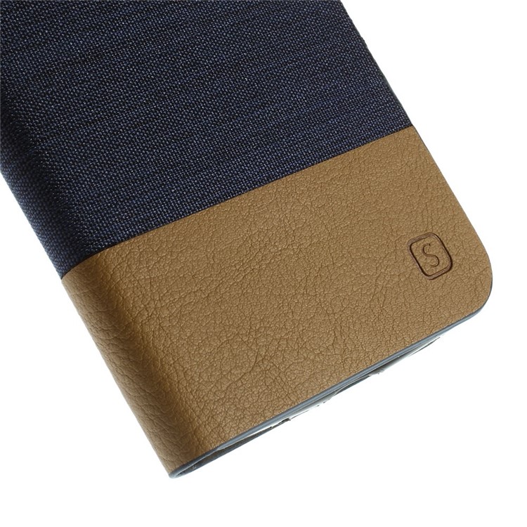 Booklet Folio PU Leather Case for Samsung Galaxy Core Prime SM-G360 - Dark Blue-6