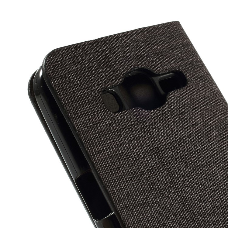 Booklet Folio PU Leather Shell for Samsung Galaxy Core Prime SM-G360 - Coffee-7