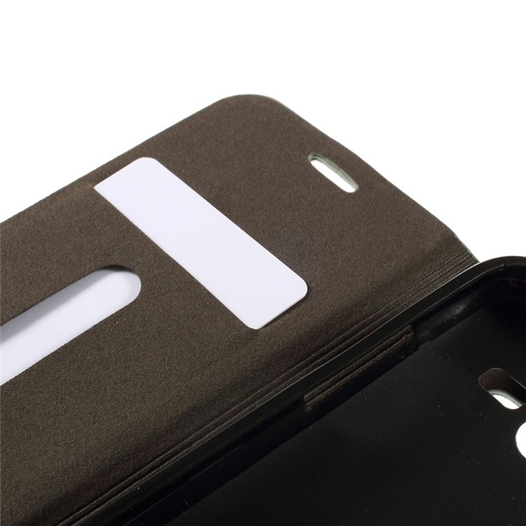Booklet Folio PU Leather Shell for Samsung Galaxy Core Prime SM-G360 - Coffee-8