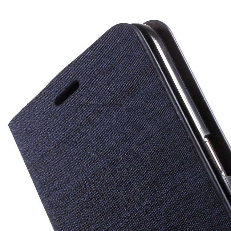 Stand Leather Shell with Card Slot for Samsung Galaxy Grand Prime SM-G530H - Deep Blue-8