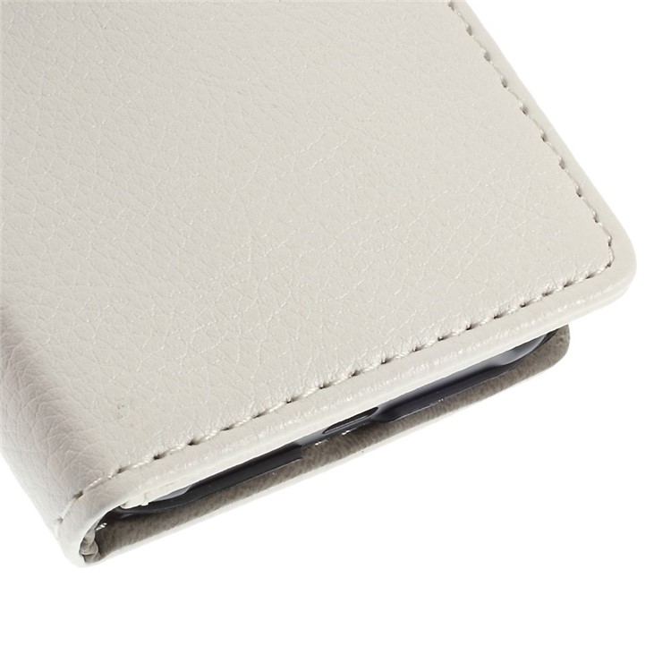 Lychee Grain Leather Wallet Stand Case for Samsung Galaxy J1 / J1 4G - White-7