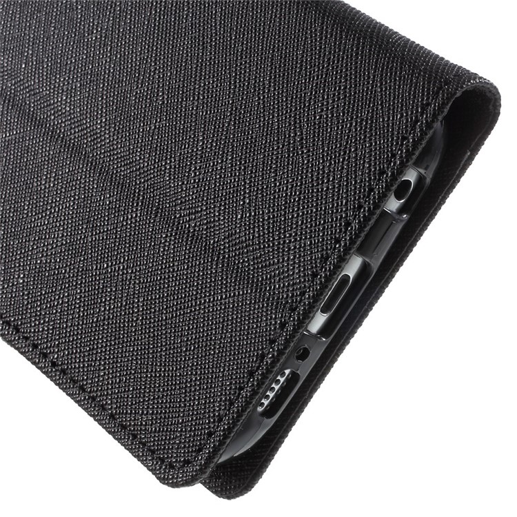 MERCURY Goospery Fancy Diary Leather Case for Samsung Galaxy S6 G920 with Stand - Black-9