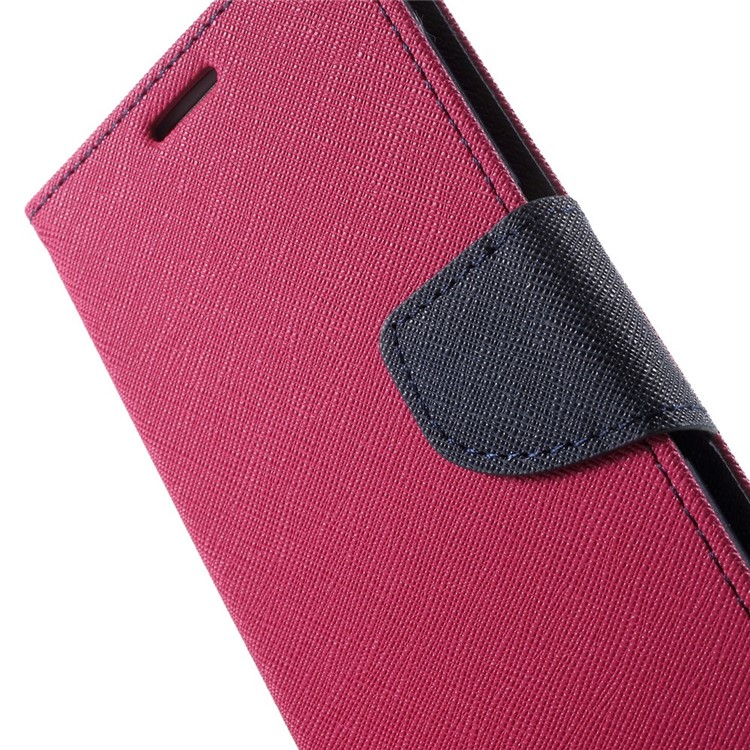 MERCURY Goospery for Samsung Galaxy S6 G920 Fancy Diary Leather Stand Cover - Rose-7