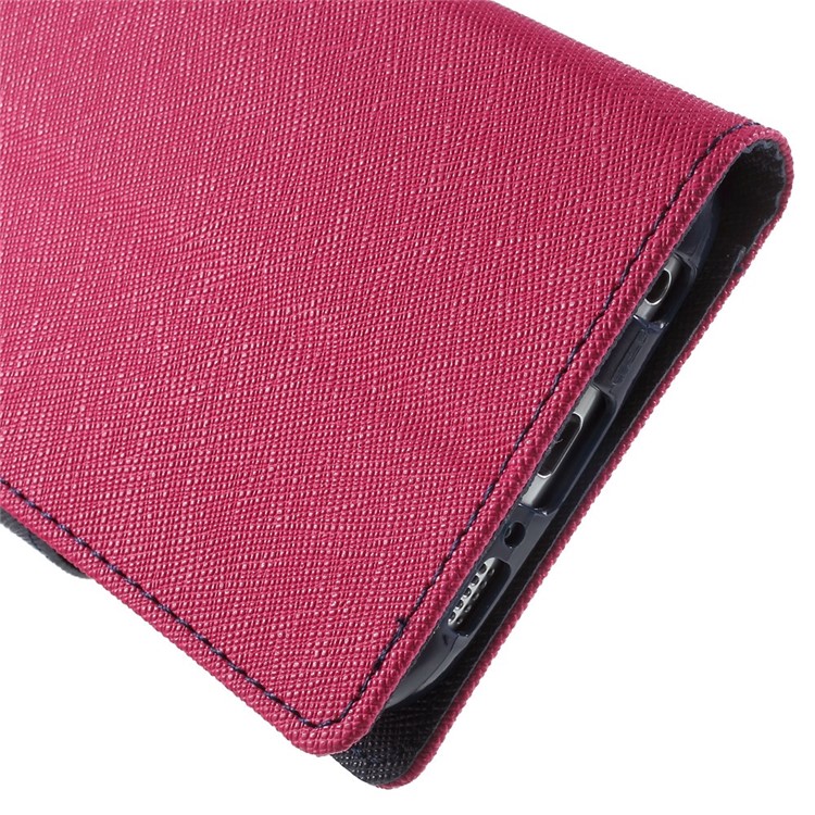 MERCURY Goospery for Samsung Galaxy S6 G920 Fancy Diary Leather Stand Cover - Rose-8