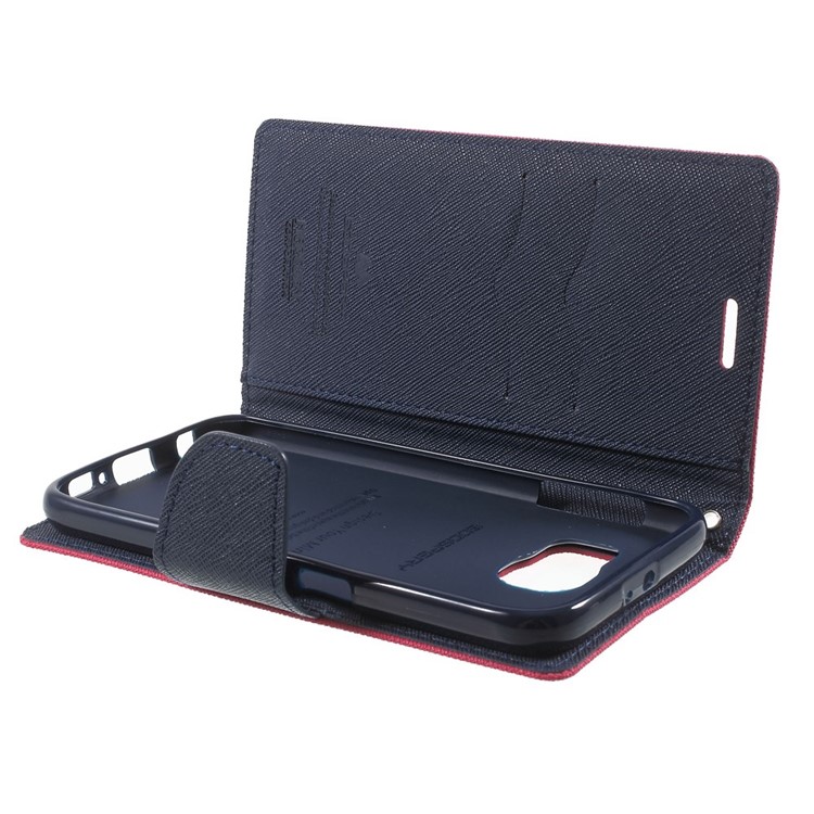 MERCURY Goospery for Samsung Galaxy S6 G920 Fancy Diary Leather Stand Cover - Rose-9