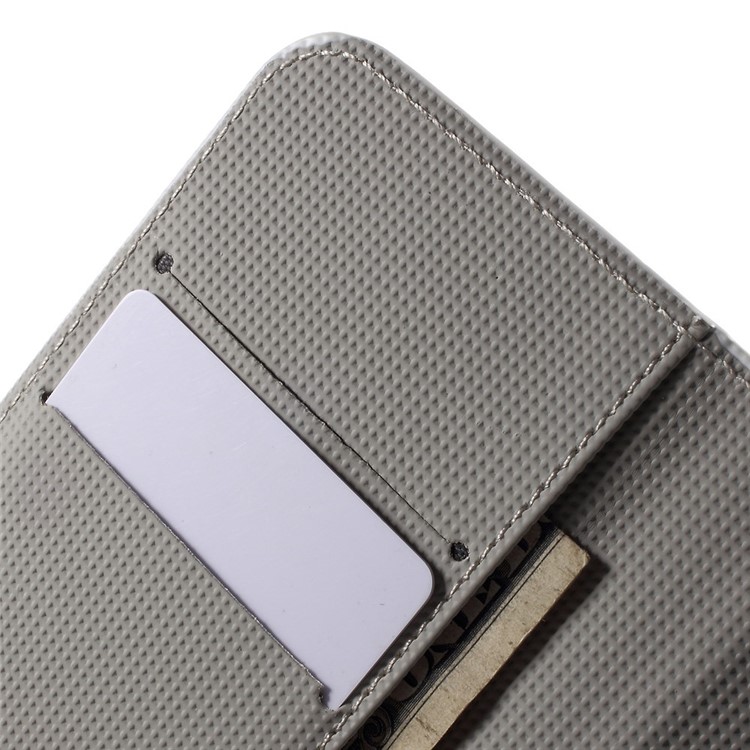 Kapok Flower Leather Wallet Stand Case for Galaxy Core Prime SM-G360-5