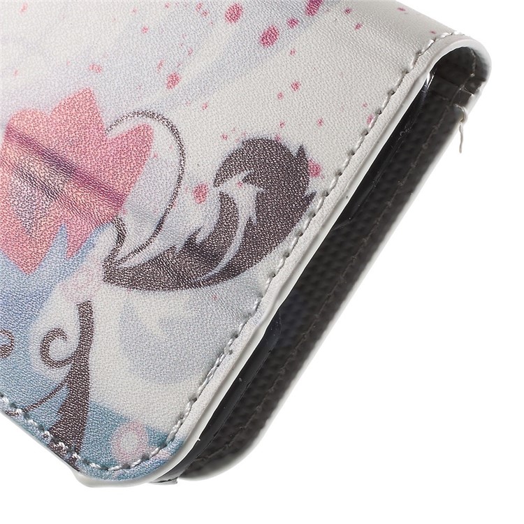 Kapok Flower Leather Wallet Stand Case for Galaxy Core Prime SM-G360-8