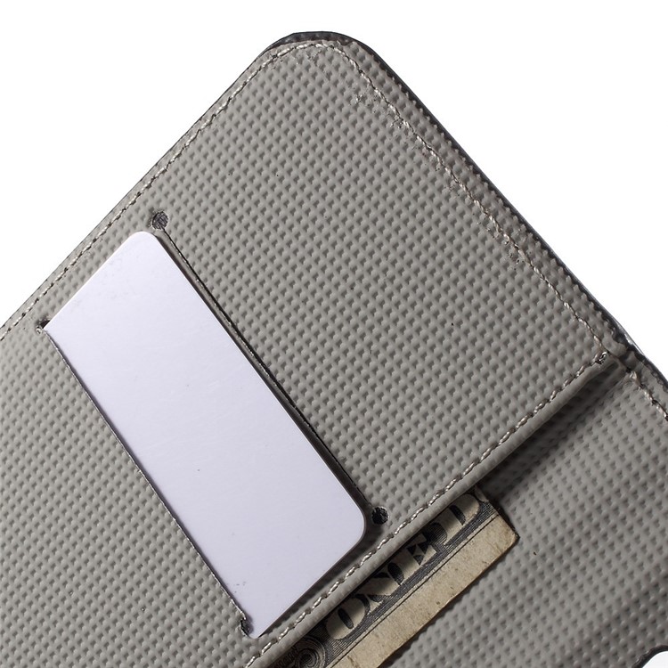 Retro UK Flag Flip Leather Card Holder Stand Cover for Galaxy Core Prime SM-G360-5
