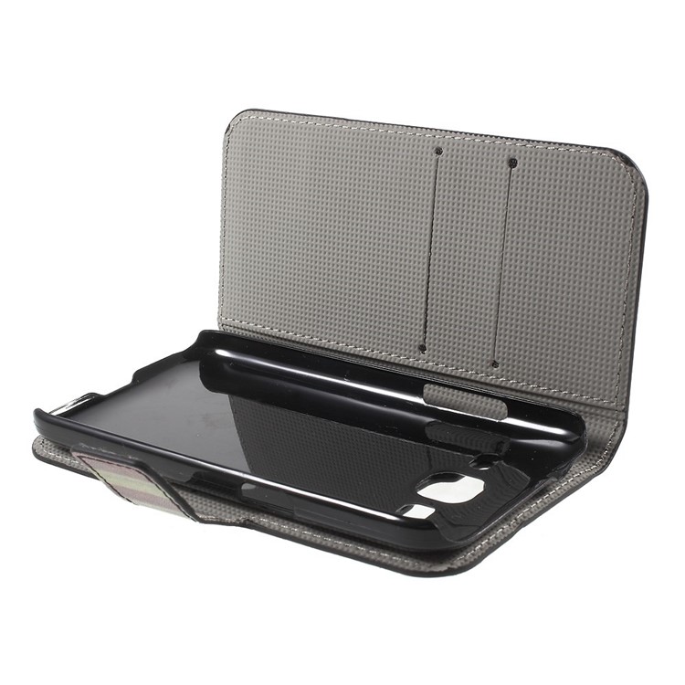 Vintage US Flag Magnetic Leather Card Holder Shell for Galaxy Core Prime SM-G360-5