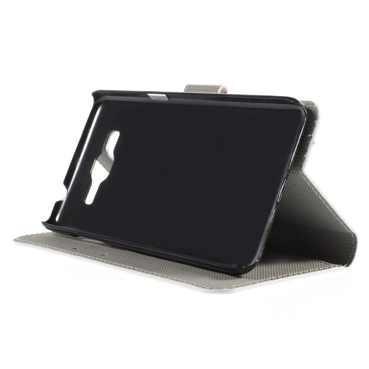 Multiple Cute Owls Magnetic Stand Leather Cover for Samsung Galaxy Grand Prime SM-G530H-3