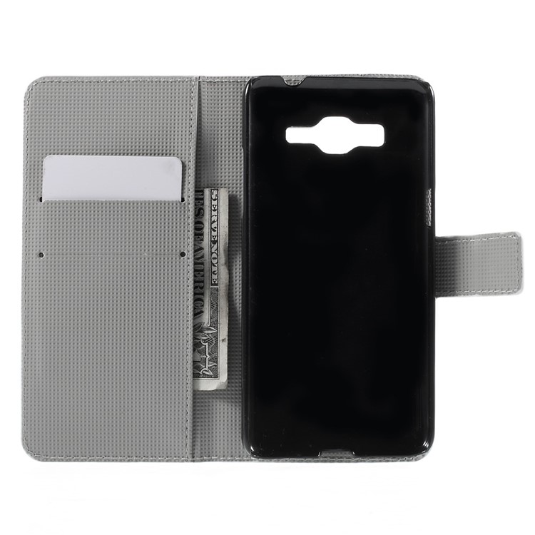 Multiple Cute Owls Magnetic Stand Leather Cover for Samsung Galaxy Grand Prime SM-G530H-5