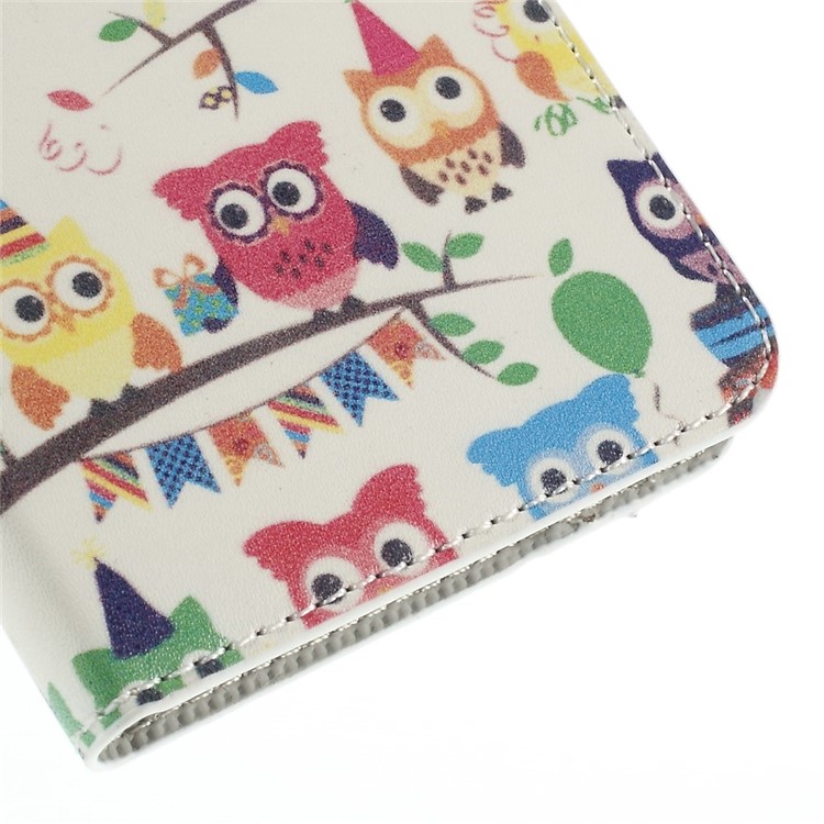 Multiple Cute Owls Magnetic Stand Leather Cover for Samsung Galaxy Grand Prime SM-G530H-8