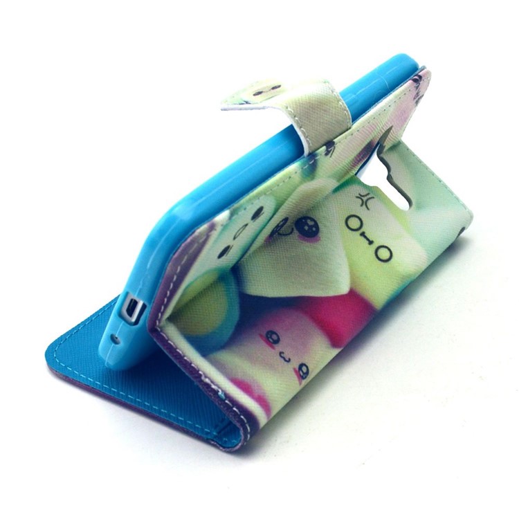Cute Dessert Leather Stand Wallet Cover for Galaxy Core Prime SM-G360-5