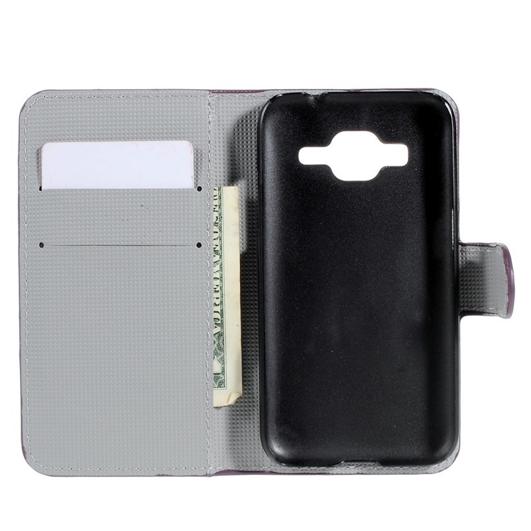Horizontal Flip Leather Wallet Case for Samsung Galaxy Core Prime SM-G360 - Butterflies-3