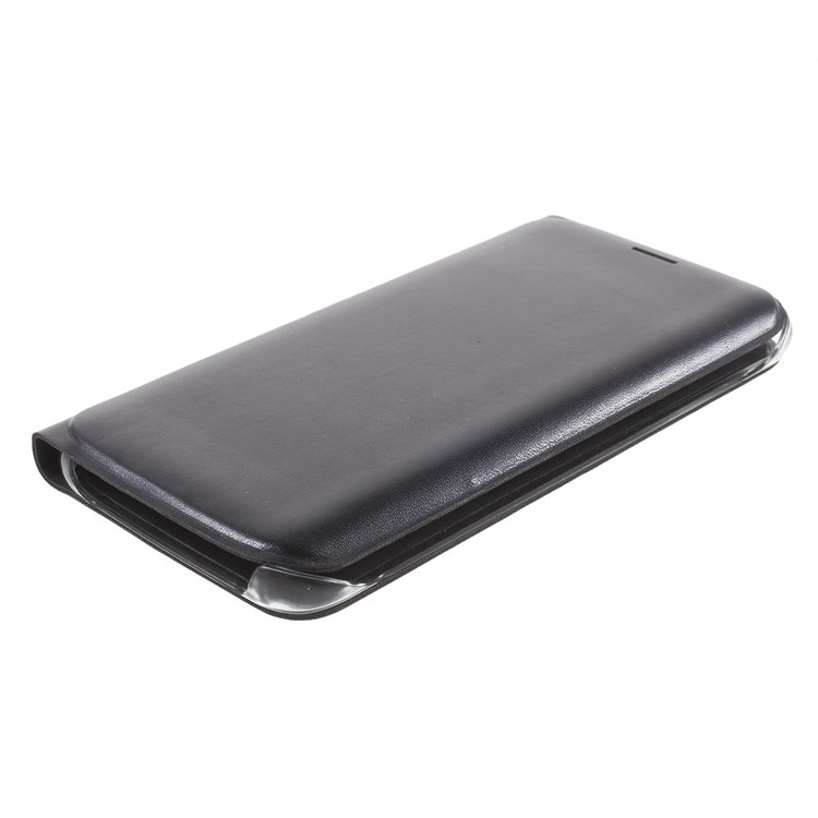 Leather Card Holder Case for Samsung Galaxy S6 Edge G925 - Black-3