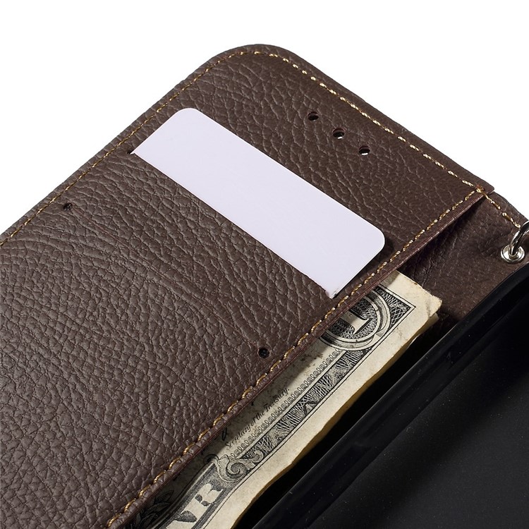 Leaf Magnetic Leather Wallet Case for Samsung Galaxy Ace 4 SM-G357FZ / Ace Style LTE G357 - Black-7