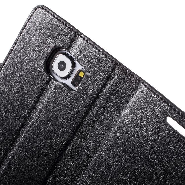 MERCURY Goospery Sonata Diary Wallet Leather Case for Samsung Galaxy S6 G920 - Black-7