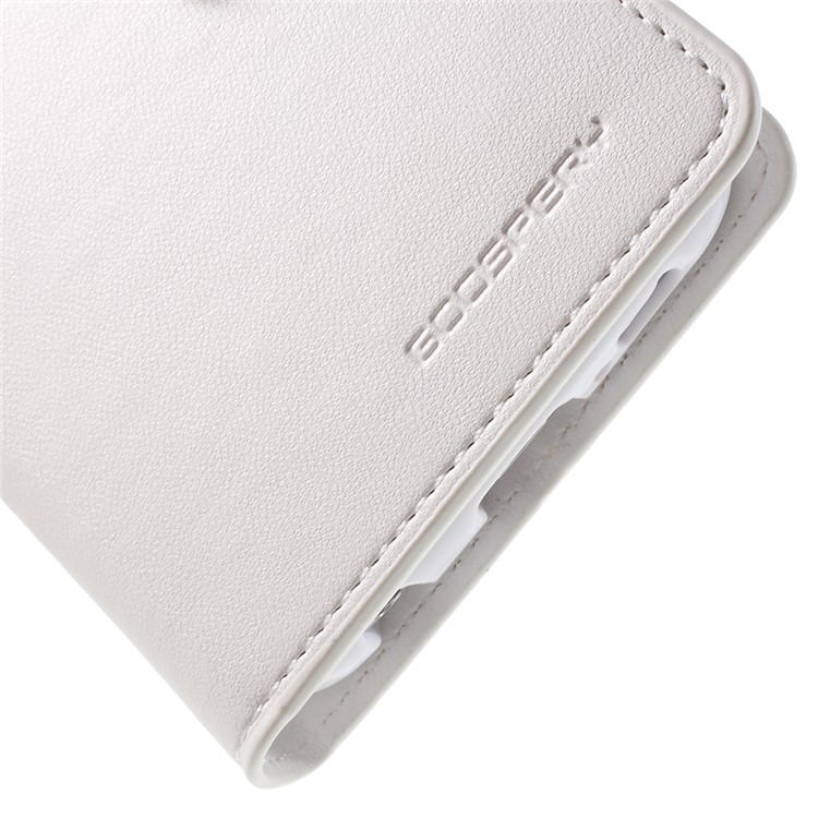 MERCURY Goospery Sonata Diary Wallet Leather Case for Samsung Galaxy S6 G920 - White-7