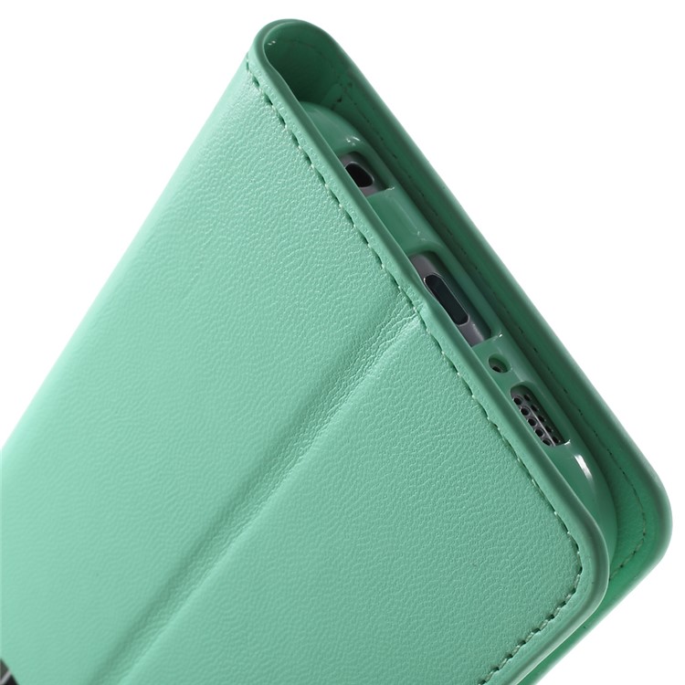 MERCURY Goospery Sonata Diary Wallet Leather Case Shell for Samsung Galaxy S6 G920 - Cyan-9