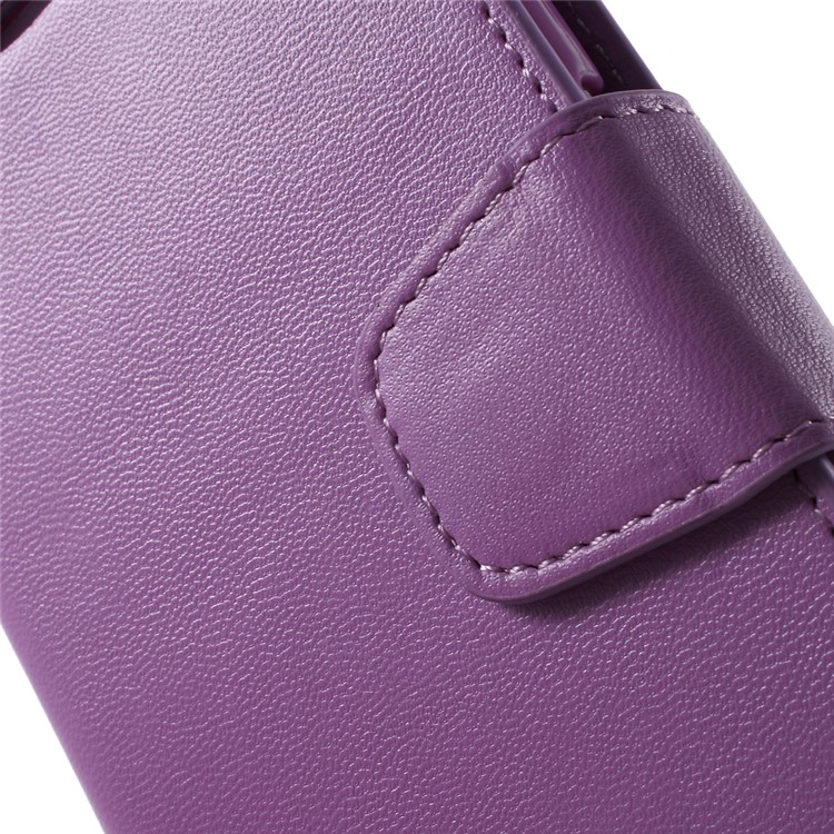 MERCURY Goospery Sonata Diary Wallet Leather Cover Shell for Samsung Galaxy S6 G920 - Purple-7
