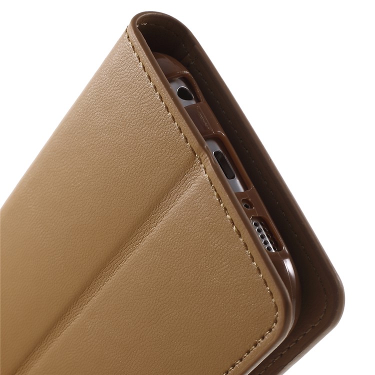MERCURY Goospery Sonata Diary Wallet Leather Cover for Samsung Galaxy S6 G920 - Brown-9