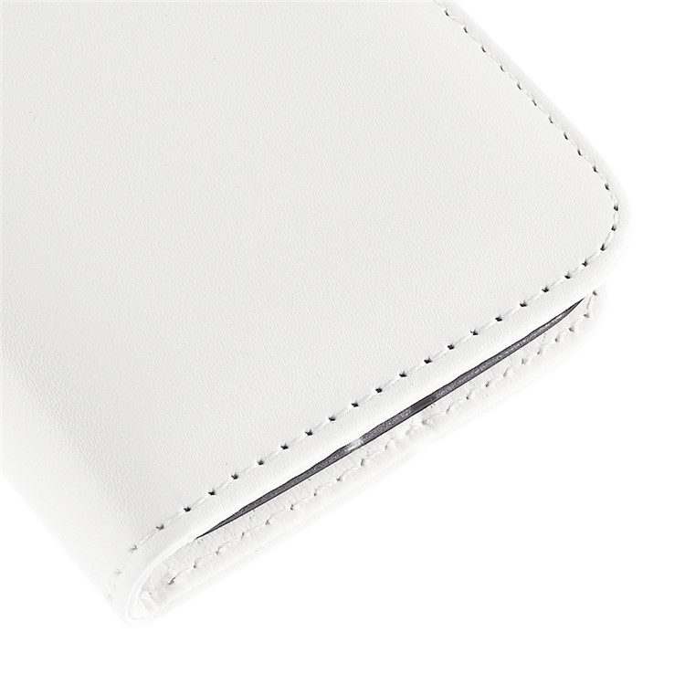 Leather Case with ID Credit Card Slots for Samsung Galaxy S6 edge G925 - White-9