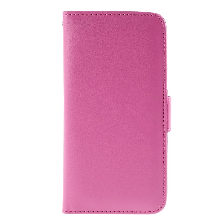 Leather Flip Stand Cover for Samsung Galaxy S6 edge G925 - Rose-3