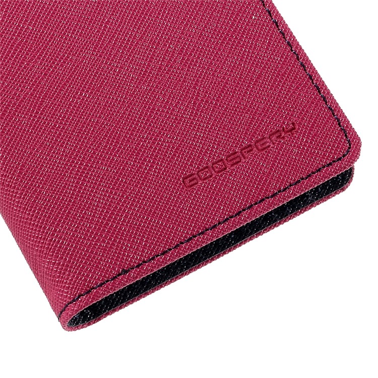 MERCURY Goospery Magnetic Leather Stand Cover for Samsung Galaxy J1 / J1 4G - Rose-8