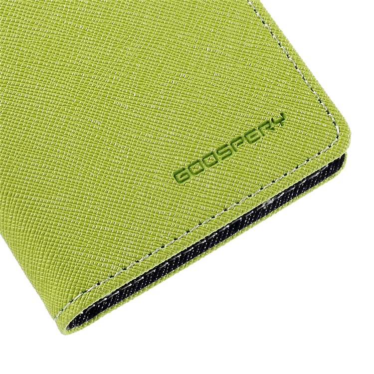 MERCURY Goospery PU Leather Stand Case for Samsung Galaxy J1 / J1 4G - Green-8