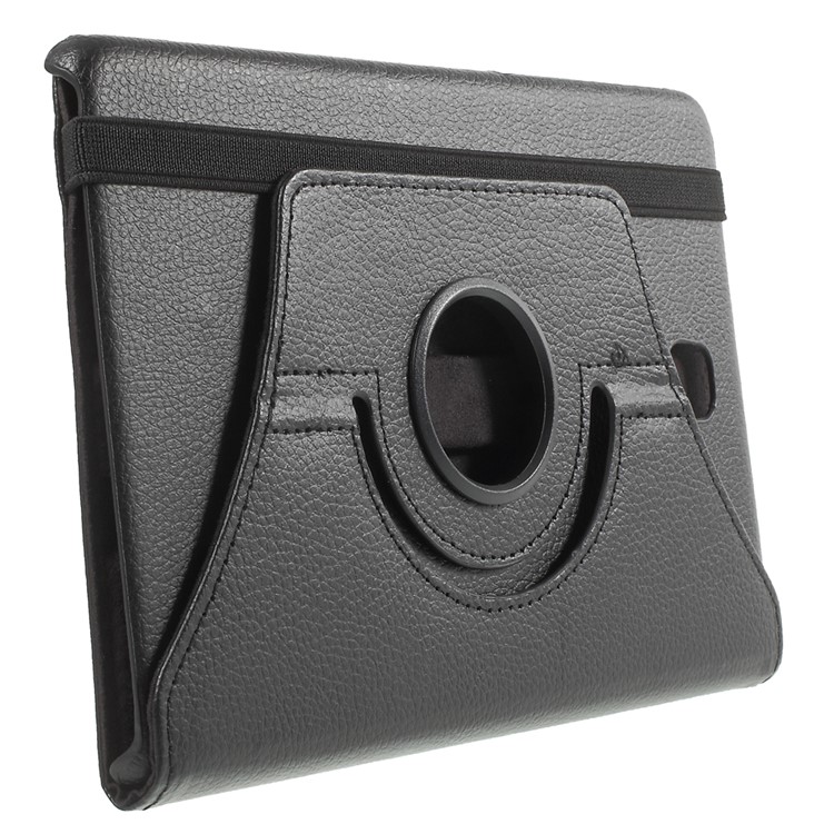 Lychee Grain Leather Case for Samsung Galaxy Tab A 8.0 T350 with 360 Degree Rotary Stand - Black-4